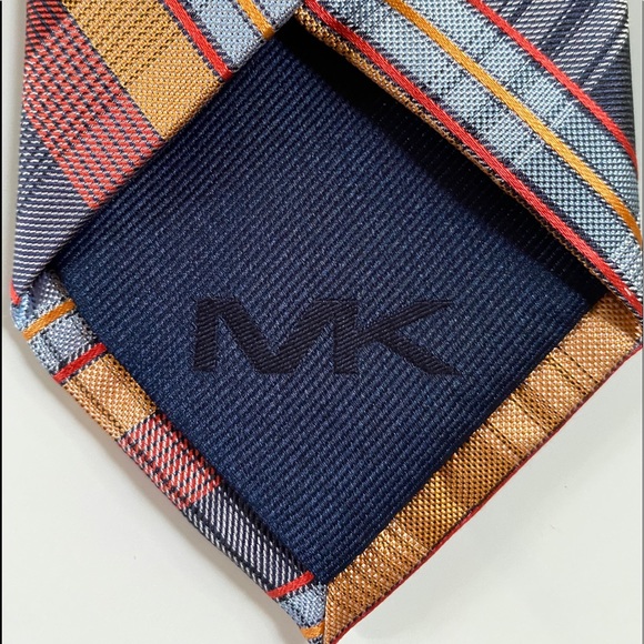 Michael Kors Multi Pop Plaid Tie - Picture 2 of 6